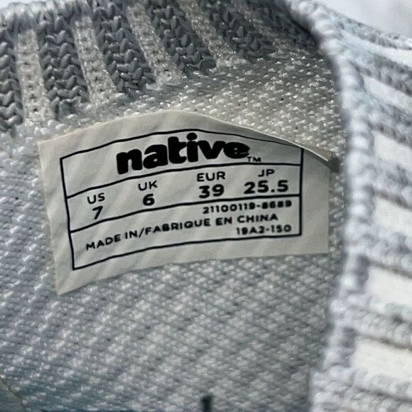 NATIVE Jefferson 2.0 LiteKnit Pigeon Grey Sneakers-7 - Picture 9 of 9